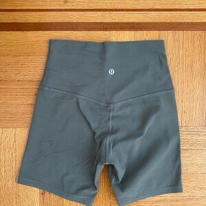 Lululemon Align High-Rise Short 6" Grey Sage Size 4